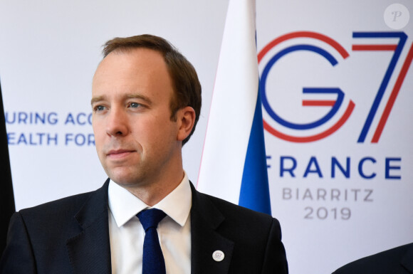 Matt Hancock ( Royaume Uni ) à la Conférence de presse du G7 Santé pour tous le 17 Mai 2019.