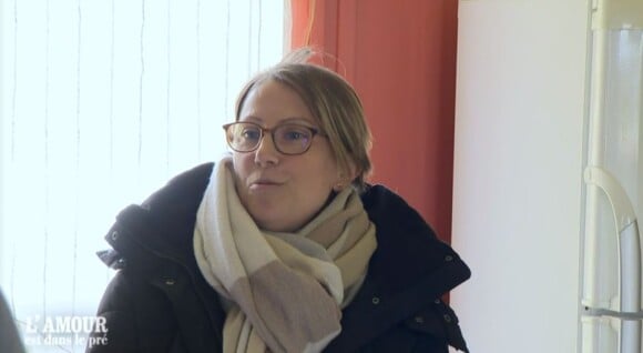 Stéphanie, prétendante d'Hervé, lors de "L'amour est dans le pré 2021", le 6 septembre, sur M6