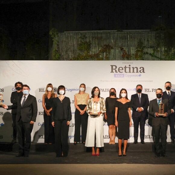 La reine Letizia d'Espagne a participé à la cérémonie des Retina Eco Awards, à la fondation Giner de los Rios. Madrid, le 6 septembre 2021.