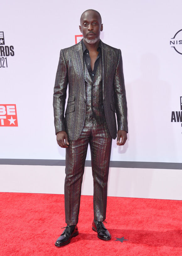 Michael K. Williams aux BET Awards 2021. Los Angeles, le 27 juin 2021.