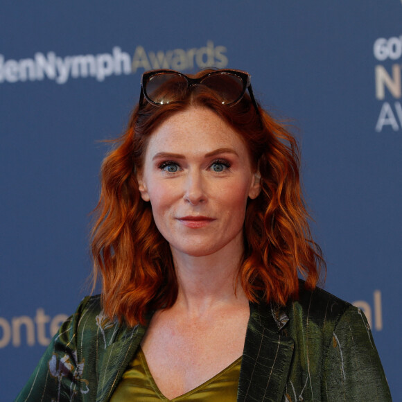 Audrey Fleurot lors du photocall de la cérémonie des Nymphes d'Or du 60ème festival de télévision de Monte Carlo au Grimaldi Forum à Monaco le 22 juin 2021.Cette année, beaucoup de lauréats seront présents en hologramme à cause des restrictions sanitaires © Claudia Albuquerque / Bestimage