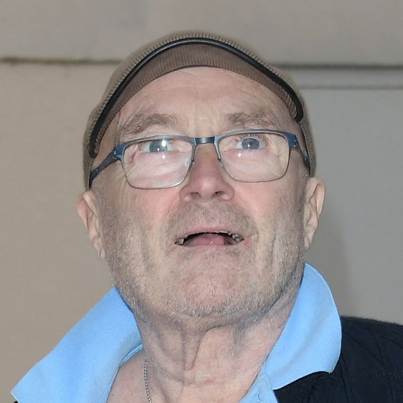 Phil Collins inaugure la bijouterie "Orianne Collins" du nom de ex femme Orianne avec qui il est a nouveau en couple à Miami le 10 mai 2018.