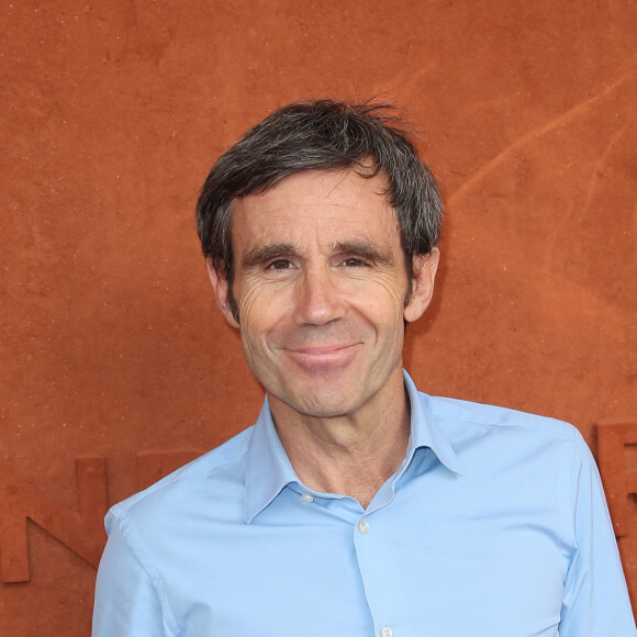 David Pujadas au village lors des internationaux de tennis de Roland Garros à Paris le 8 juin 2018. © Cyril Moreau / Bestimage 