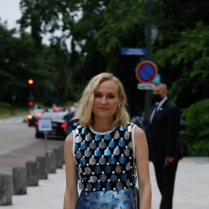 Diane Kruger - Lancement des Parfums Louis Vuitton, Stellar Times, Cosmetic Cloud, Dancing Blossom, Rhapsody et Symphony, à la fondation Louis Vuitton à Paris. Le 5 juillet 2021. @ Clovis-Veeren/Bestimage