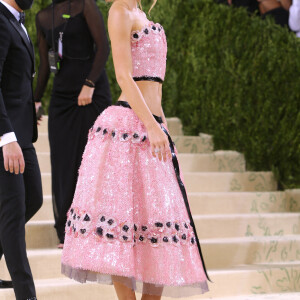 Lily-Rose Depp au Met Gala (Met Ball) 2021 à New York le 13 septembre 2021.