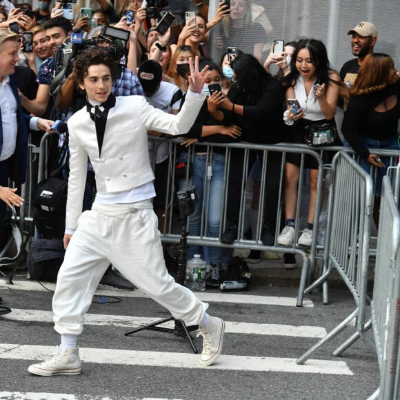 Timothée Chalamet - Soirée du Met Gala (Met Ball) 2021 "Celebrating In America: A Lexicon Of Fashion" au Metropolitan Museum of Art à New York, le 13 septembre 2021.