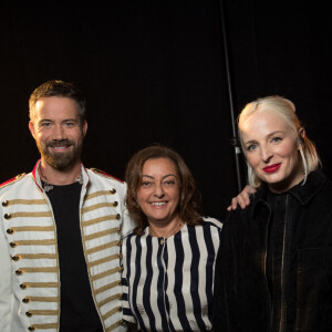 Exclusif - Madame Monsieur, Emmanuel Moire, Amina (Mère de Bilal Hassani) - Backstage de l'émission "La Chanson secrète 6" à la Scène musicale à Paris. Le 8 septembre 2020. © Gaffiot-Moreau / Bestimage