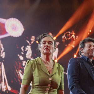 Exclusif - Catherine Ringer, Patrick Bruel, Jenifer Bartoli, Gad Elmaleh - Concert hommage à Johnny Hallyday "Que je t'aime" à l'AccorHotels Arena Paris Bercy à Paris. Le 14 septembre 2021 © Borde-Jacovides-Moreau / Bestimage 