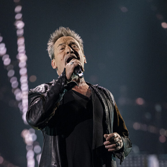Exclusif - Florent Pagny - Concert hommage à Johnny Hallyday "Que je t'aime" à l'AccorHotels Arena Paris Bercy à Paris. Le 14 septembre 2021 © Borde-Jacovides-Moreau / Bestimage 