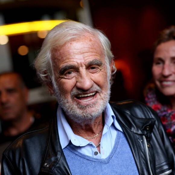 Jean-Paul Belmondo - Présentation du documentaire "Belmondo par Belmondo" au cinéma Pathé Bellecour lors de la 7e édition du Festival Lumiére de Lyon le 13 octobre 2015.