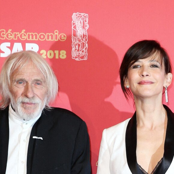 Pierre Richard, Sophie Marceau - Pressroom lors de la 43ème cérémonie des Cesar à la salle Pleyel à Paris, le 2 mars 2018. © Dominique Jacovides - Olivier Borde / Bestimage