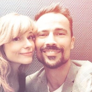 Cécilia Cara et Damien Sargue sur Instagram. Le 22 avril 2020.