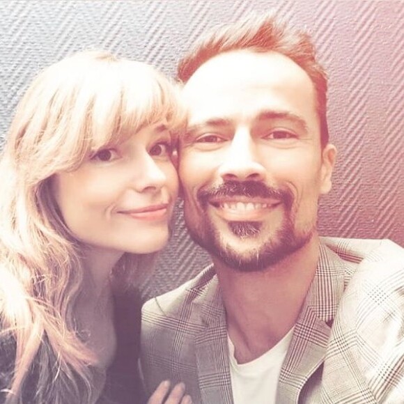 Cécilia Cara et Damien Sargue sur Instagram. Le 22 avril 2020.