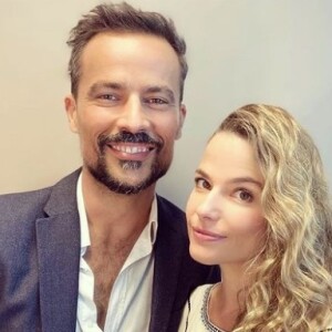 Cécilia Cara et Damien Sargue sur Instagram. Le 15 septembre 2021.