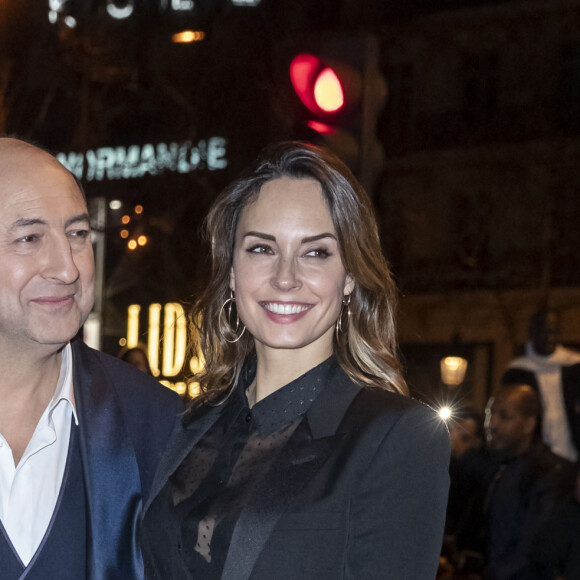 Kad Merad et sa compagne Julia Vignali - Arrivées au dîner de la 44ème cérémonie des César au Fouquet's à Paris. Le 22 février 2019 © Borde-Jacovides / Bestimage