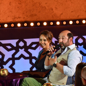 Exclusif - Jamel Debbouze, Julia Vignali et son compagnon Kad Merad - Les célébrités lors du festival "Marrakech du Rire 2018" à Marrakech, Maroc, le 24 juin 2018. © Rachid Bellak/Bestimage