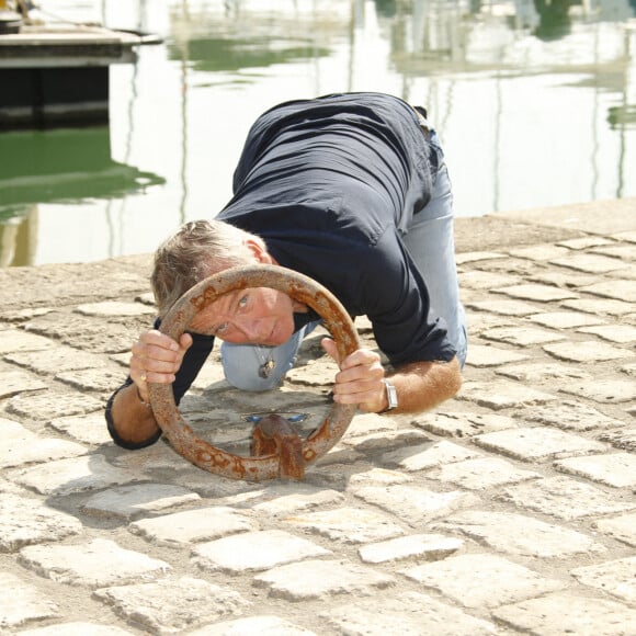 Franck Dubosc de "La dernière partie" - Photocall lors du Festival de la Fiction de La Rochelle. Le 15 septembre 2021 © Christophe Aubert via Bestimage