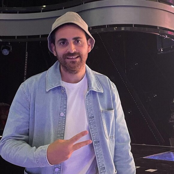 Camille Combal lors de l'enregistrement de la 11e saison de "Danse avec les stars".