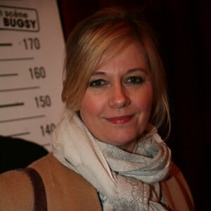 Exclusif - Flavie Flament au photocall du spectacle Ecroué de rire de David Desclos dans la salle mythique du music-hall Bobino à Paris, France, le 1er avril 2019. © JLPPA/Bestimage