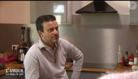 Vincent le Provençal lors de l'épisode de "L'amour est dans le pré 2021" du 27 septembre, sur M6