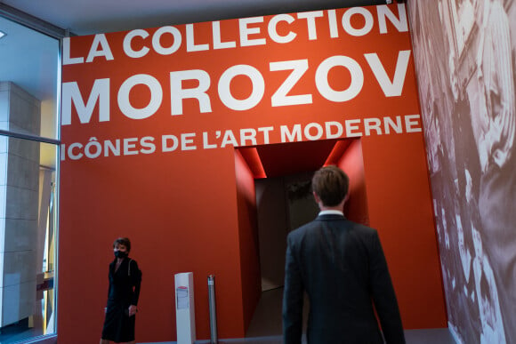 Illustration lors de l'inauguration de l'exposition "La collection Morozov, icônes de l'art moderne" à la Fondation Louis Vuitton à Paris le 21 septembre 2021. © Romain Gaillard / Pool / Bestimage 