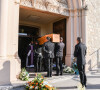 Obsèques de René Malleville en l'église de Sainte-Mitre en présence Benoit Payen, maire de Marseille et de Michèle Rubirola ancienne maire de Marseille. Le 24 septembre 2021.