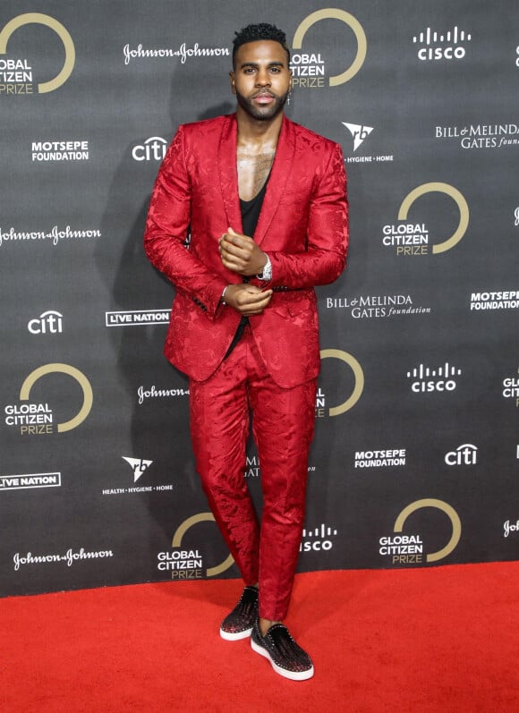 Jason Derulo - Arrivées au Global Citizen Prize au Royal Albert Hall à Londres. Le 13 décembre 2019.