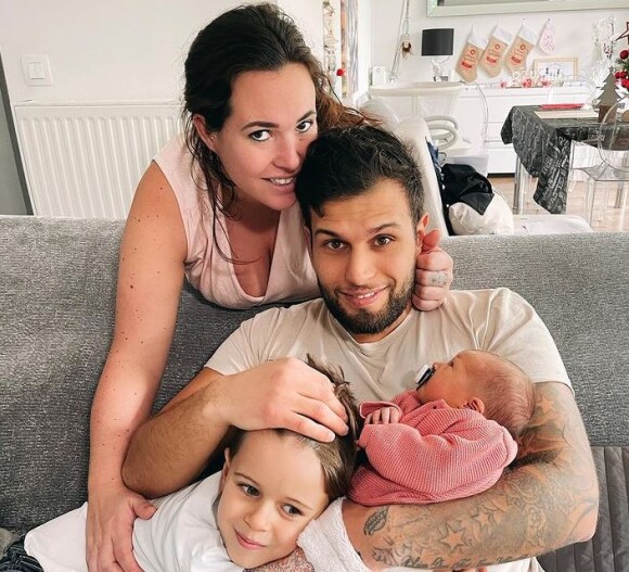 Kelluy Helard avec Neymar et leurs enfants Lyam et Lyana