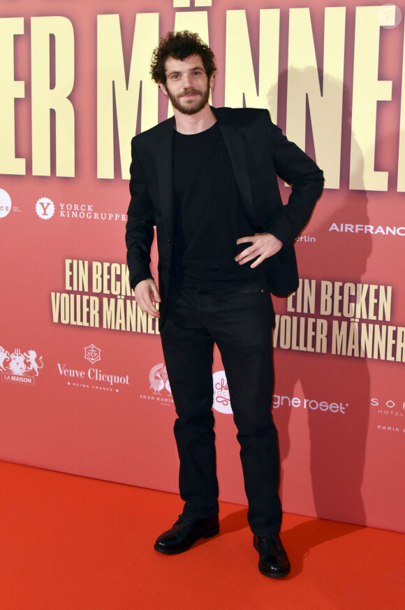 Félix Moati à la première de "Le Grand Bain" lors du Festival du Film Français à Berlin, le 28 novembre 2018.