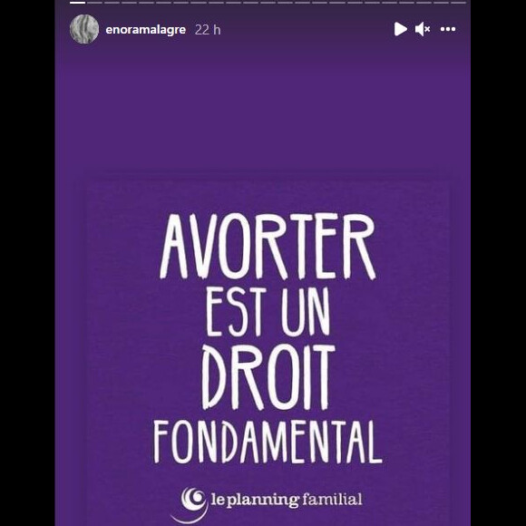 Enora Malagré insultée après avoir pris position pour l'avortement