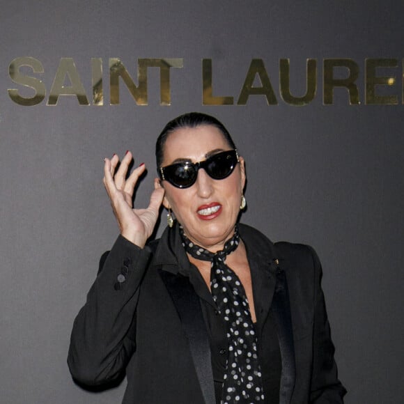 Rossy de Palma - Photocall du défilé Saint Laurent collection Printemps-Eté 2022 lors de la fashion week à Paris, le 28 septembre 2021. © Olivier Borde/Bestimage