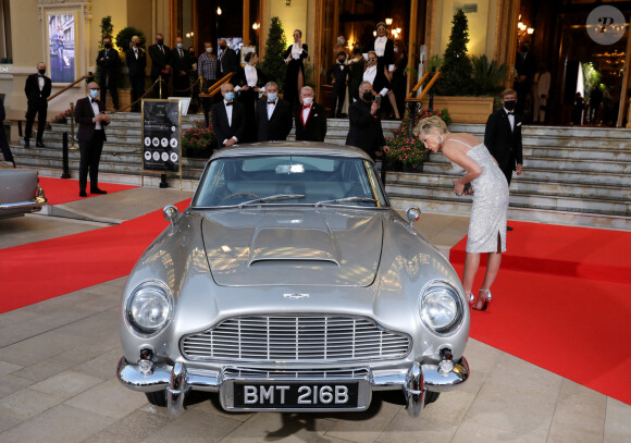 Sharon Stone - Avant première du dernier James Bond " No Time To Die" au Casino de Monaco, le 29 septembre 2021. © JF Ottonello/Nice-Matin/Bestimage