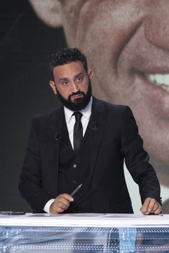 Exclusif - Cyril Hanouna - Plateau de l'émission TPMP (Touche pas à mon poste) diffusée en direct sur C8 le 6 septembre 2021 © Jack Tribeca / Bestimage 