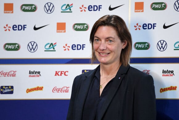 Corinne Diacre - Match de football féminin : La France domine l'Allemagne 1-0 en amical à Strasbourg le 10 juin 2021. Anthony Bibard/FEP / Panoramic / Bestimage