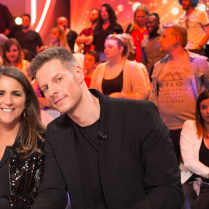 Valérie Bénaïm, Matthieu Delormeau - 1000ème de l'émission "Touche pas à mon poste" (TPMP) en prime time sur C8 à Boulogne-Billancourt le 27 avril 2017.