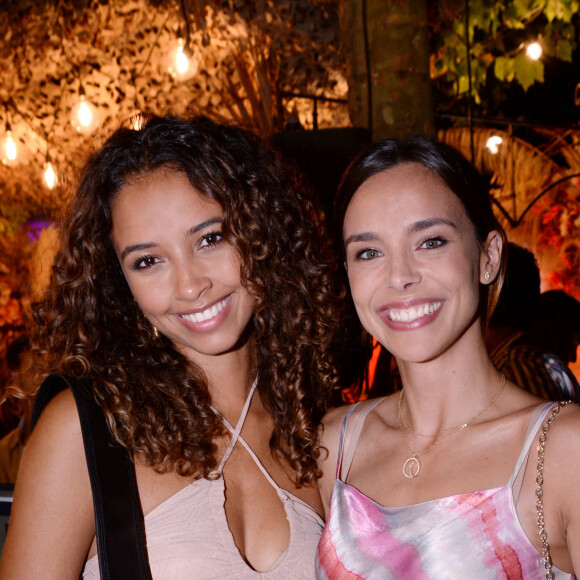 Exclusif - Flora Coquerel (miss France 2014), Marine Lorphelin (miss France 2013) lors de l'anniversaire de Malika Ménard (miss France 2010) qui fête ses 34 ans au club Barbanegra à Paris le 20 juillet 2021. © Rachid Bellak / Bestimage 