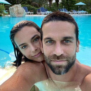 Marine Lorphelin et son fiancé, Christophe sur Instagram.