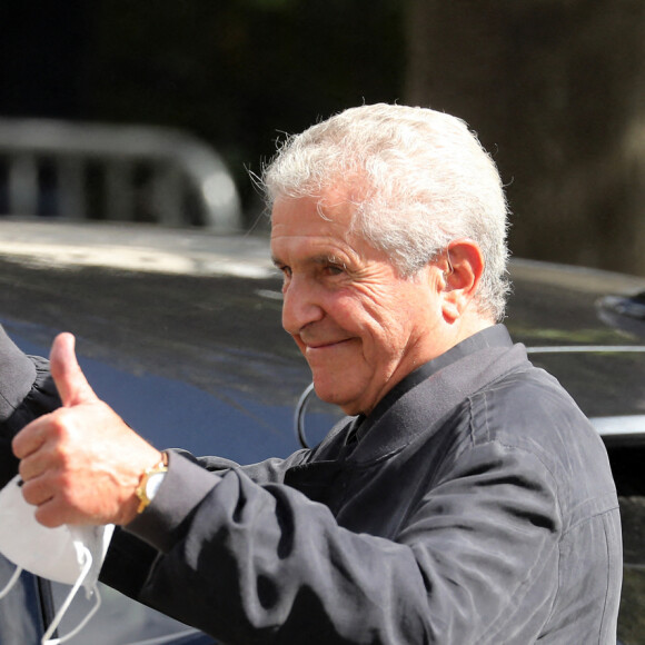 Claude Lelouch - Sorties - Obsèques de Jean-Paul Belmondo en l'église Saint-Germain-des-Prés, à Paris le 10 septembre 2021. © Dominique Jacovides / Bestimage