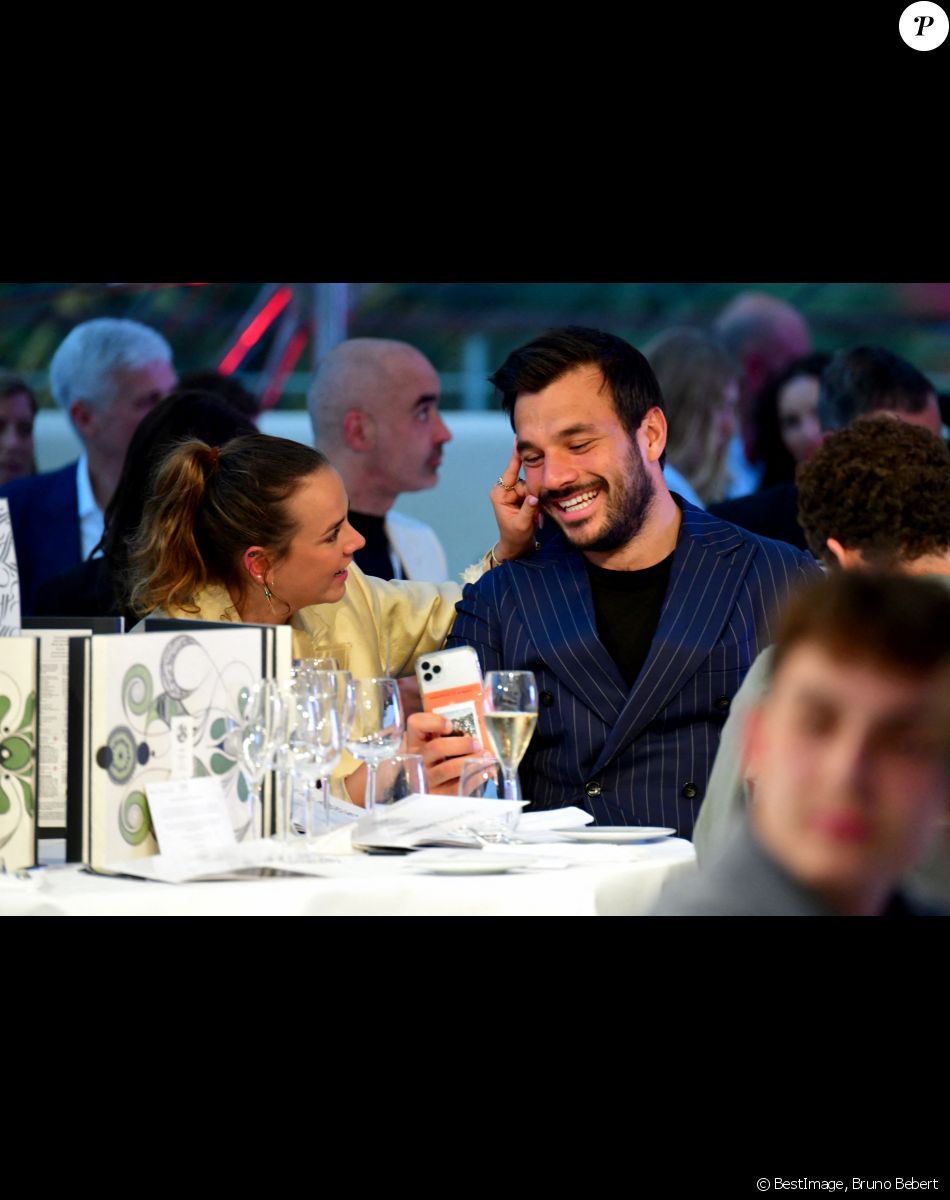Pauline Ducruet et son compagnon Maxime Giaccardi - Soirée Amber Lounge 2021 Fashion Show au Grimaldi Forum pendant le 78ème Grand Prix de Monaco, le 21 mai 2021. Le groupe Amber a été fondé par S. Irvine. Malgré des restrictions de covid, l'équipe a travaillé sans relâche pour organiser un événement de mode dynamique et artistique. © Bruno Bebert/Bestimage