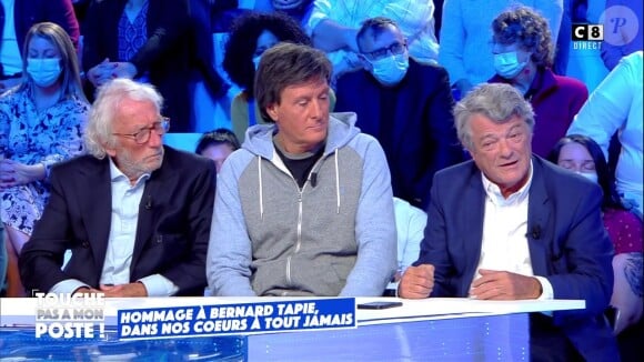 Jacques Vendroux, Philippe Hersen et Jean-Louis Borloo sur le plateau de "TPMP".