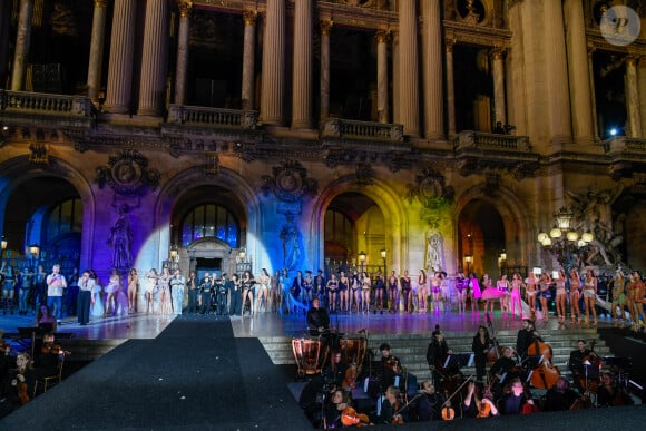 Le défilé de mode Etam Live Show 2021 à l'Opéra Garnier à Paris en marge de la fashion week PAP printemps/été 2022 le 4 octobre 2021.
