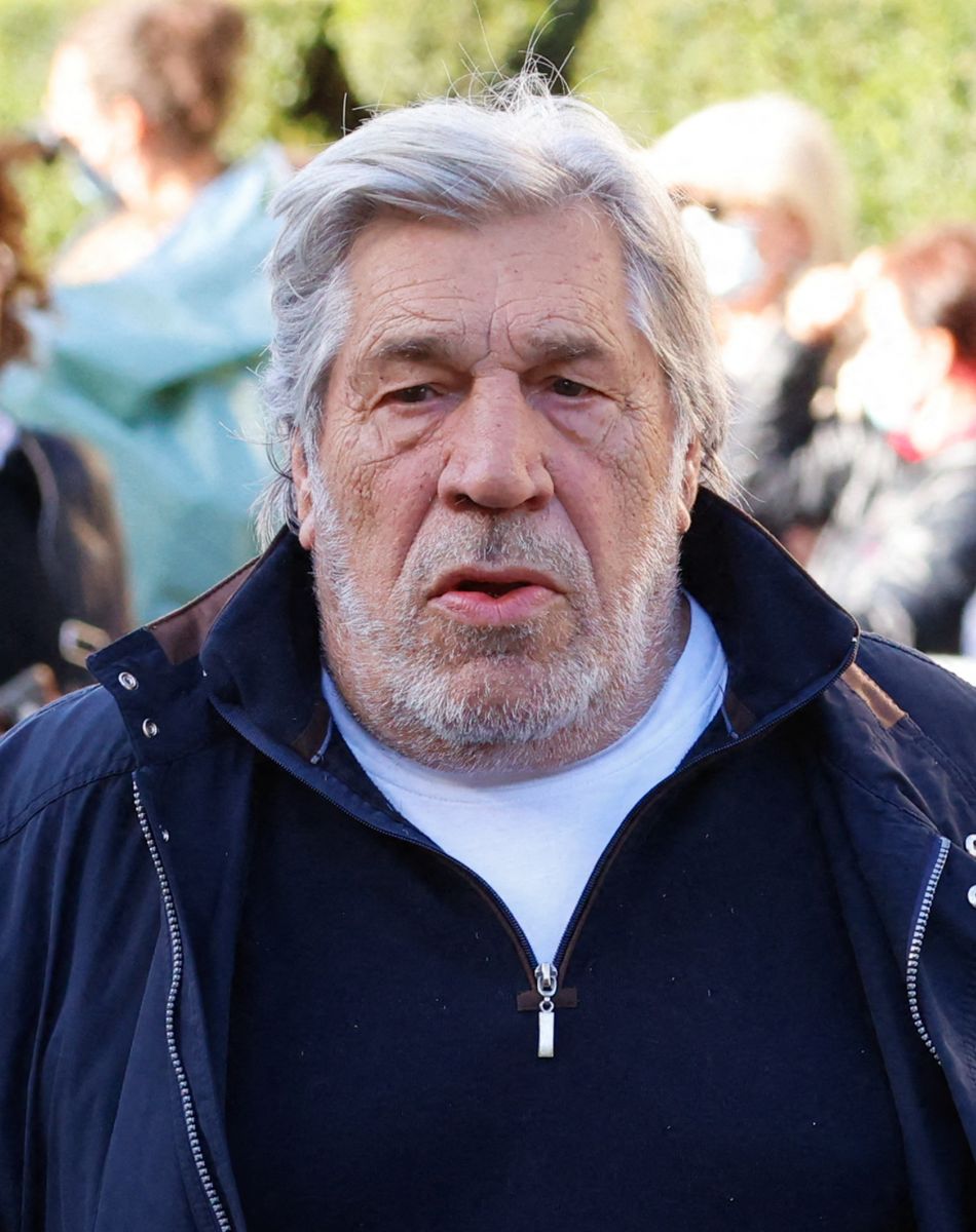 Jean-Pierre Castaldi - Arrivées à la messe funéraire en hommage à Bernard Tapie en l'église Saint-Germain-des-Prés à Paris. Le 6 octobre 2021 © Jacovides-Moreau / Bestimage