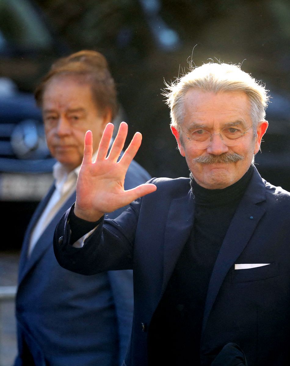 Frédéric Thiriez - Arrivées à la messe funéraire en hommage à Bernard Tapie en l'église Saint-Germain-des-Prés à Paris. Le 6 octobre 2021 © Jacovides-Moreau / Bestimage