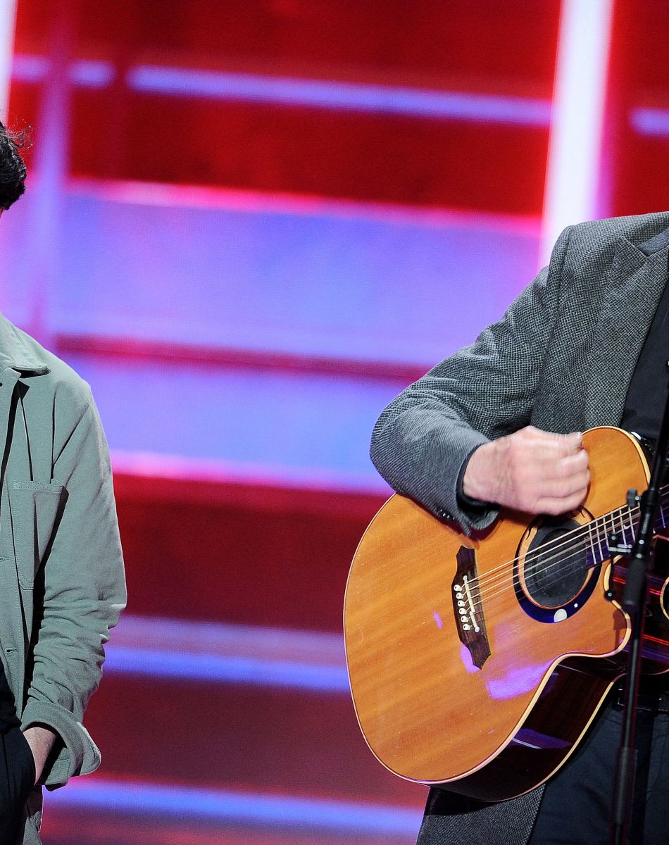Exclusif - Michael Grégorio et Michael Jones - Enregistrement de l'émission "Jean-Jacques Goldman : La grande soirée anniversaire", qui sera diffusée le 6 octobre 2021 sur M6 © Gaffiot-Moreau / Bestimage