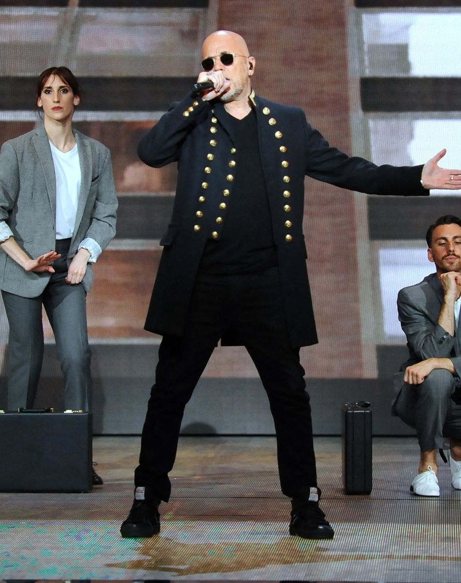 Exclusif - Pascal Obispo - Enregistrement de l'émission "Jean-Jacques Goldman : La grande soirée anniversaire", qui sera diffusée le 6 octobre 2021 sur M6 © Gaffiot-Moreau / Bestimage