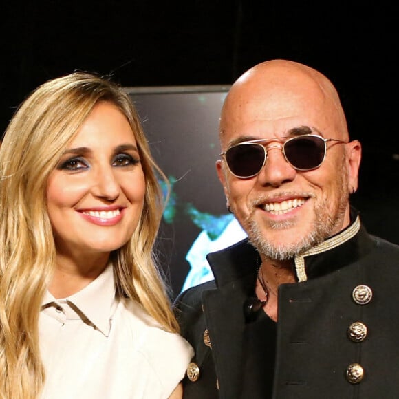 Exclusif - Marie Portolano et Pascal Obispo - Backstage de l'enregistrement de l'émission "Jean-Jacques Goldman : La grande soirée anniversaire", qui sera diffusée le 6 octobre 2021 sur M6 © Gaffiot-Moreau / Bestimage