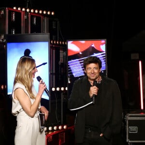 Exclusif - Marie Portolano et Patrick Bruel - Backstage de l'enregistrement de l'émission "Jean-Jacques Goldman : La grande soirée anniversaire", qui sera diffusée le 6 octobre 2021 sur M6 © Gaffiot-Moreau / Bestimage