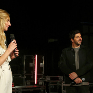 Exclusif - Marie Portolano, Kendji Girac, Soprano et Patrick Fiori - Backstage de l'enregistrement de l'émission "Jean-Jacques Goldman : La grande soirée anniversaire", qui sera diffusée le 6 octobre 2021 sur M6 © Gaffiot-Moreau / Bestimage