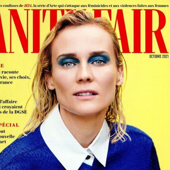 Diane Kruger dans le magazine "Vanity Fair", octobre 2021.