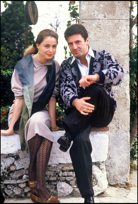 Archives- Emmanuelle Béart et Danuel Auteuil en 1986. 